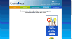 Desktop Screenshot of grantedwish.org